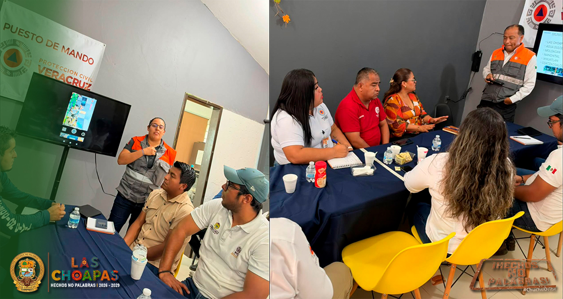  FORTALECEN COORDINACIÓN PARA LA ATENCIÓN DE EMERGENCIAS DURANTE LA TEMPORADA DE LLUVIAS Y CICLONES 2026